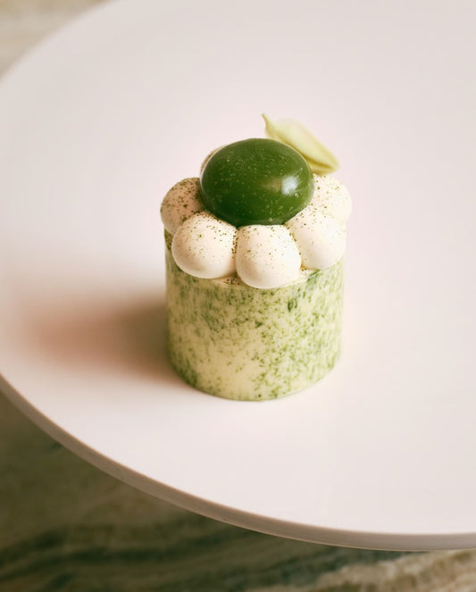 녹차 치즈 케이크