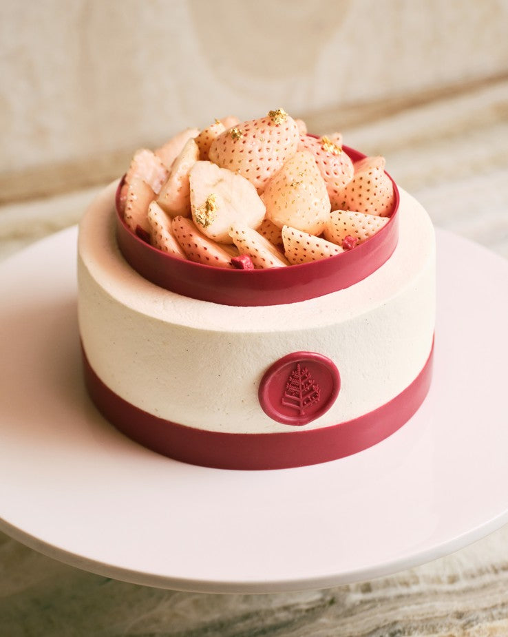 화이트 딸기 스폰지 케이크